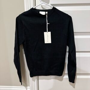 Julia Amory Classic Black Sweater! NWT
